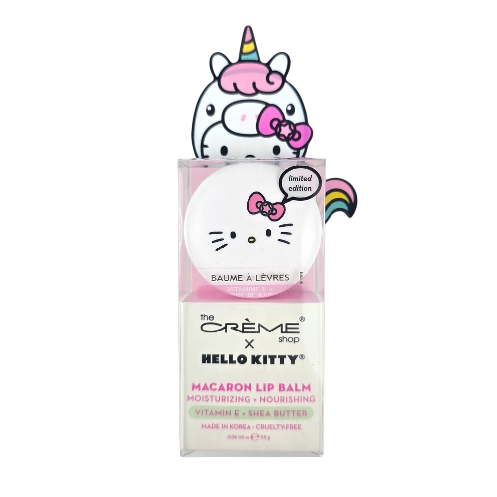 The Creme Shop x Hello Kitty Macaron Lip Balm - Sweet Sprinkles, Limited Edition